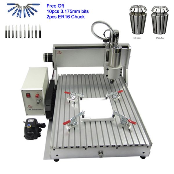 

китай 6090 маршрутизатор cnc гравер usb 2.2kw шпинделя деревообрабатывающий резки металла фрезерный станок