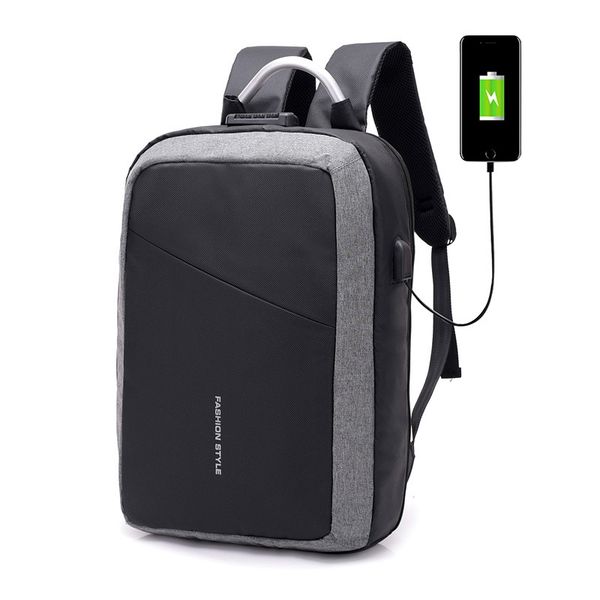 

15.6inch lapbackpack male usb business anti theft backpack travel bag men fashion travel backpacks commerce function