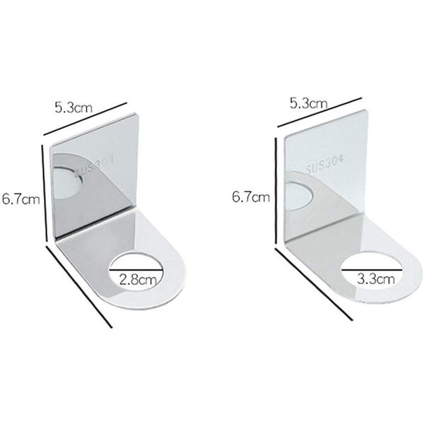 

shampoo holder hook stainless steel adhesive wall mounted for bottles with pump dispenser for shower kitchen bathroom bathroom storage org