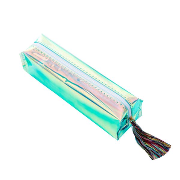 

students pen case creative cool transparent sequins pencil bag large capacity waterproof