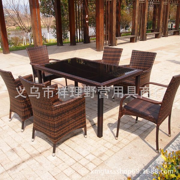 

rattan bar coffee chair/courtyard garden balcony chair/tea garden outdoor leisure chair/outdoor furniture rattan chair