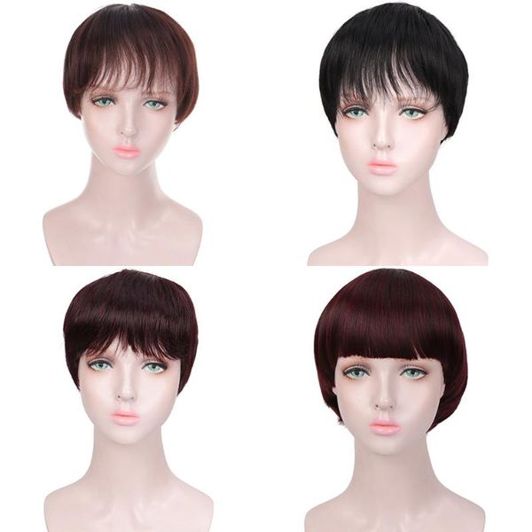 

mumupi synthetic wigs curly blonde bob light brown natural cute short afro kinky wig cosplay wigs natural for black women