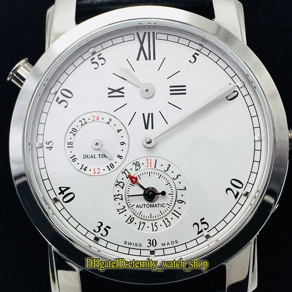 

k11 v2 обновление версии malte 42005 / 000g-8900 dual time zone белый циферблат дизайнерские часы cal.1206 одт автоматическая мужские часы 3, Slivery;brown