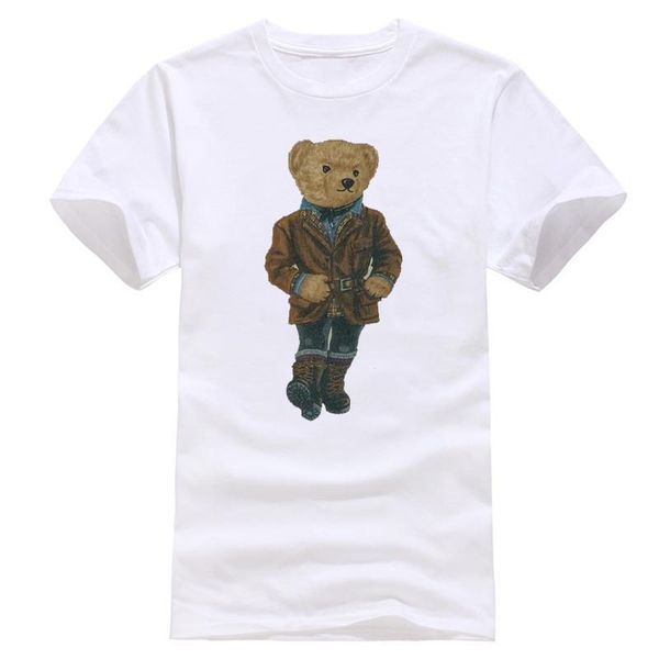 

Polo uit bear t hirt drop hipping funny ca ual t hirt