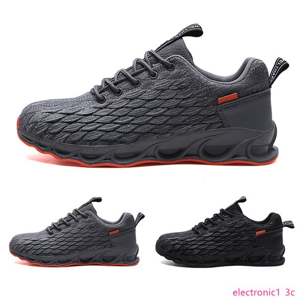 

2020 brown grey pattern3 sneaker breathable simple white black lace cushion young men boy running shoes designer trainers sports sneakers, Black;green