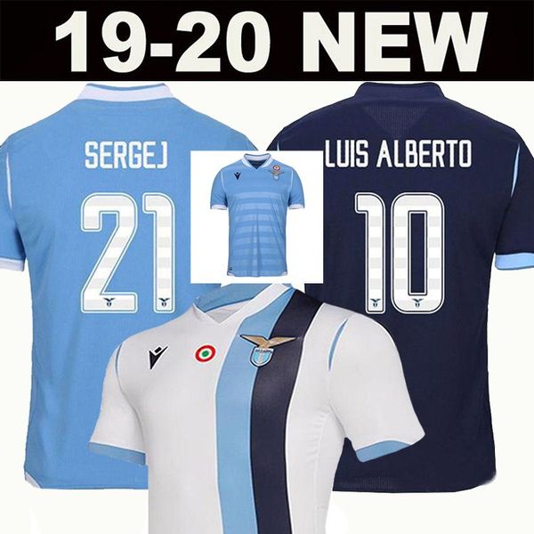 

2019 2020 lazio soccer jersey lazio football shirt luis alberto camiseta de fÃºtbol immobile sergej maillot de foot maglia da calcio, Black;yellow