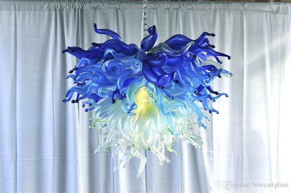 

new italian customized style hand blown modern lamp borosilicate glass art multi colored murano glass chandelier