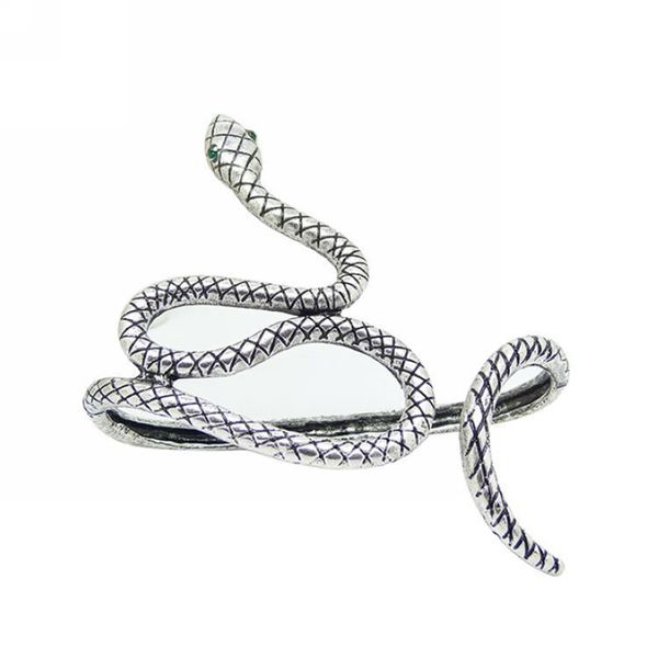 

sxs001 green eye crystal snake hand palm bracelet bangle cuff fancy dress goth alloy bracelets christmas gifts, White