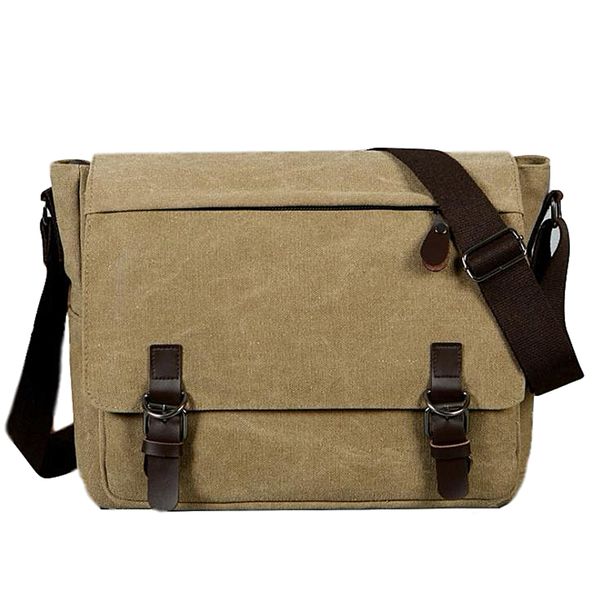 

fashion canvas shoulder bag large capacity men messenger bags male crossbody travel bags handbags totes