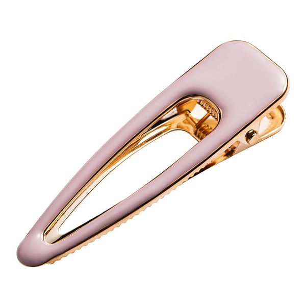 

duckbill clip fashion hairpin retro women side bangs clip minimalist hair clips 7 colors, Golden;white