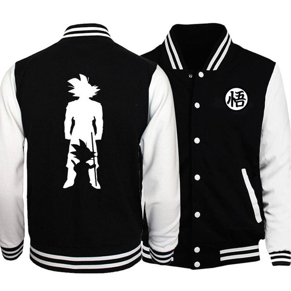 

japanese anime jackets 2020 winter harajuku men baseball jackets casual hoodies men fashion fitness warm sportswear, Black;brown
