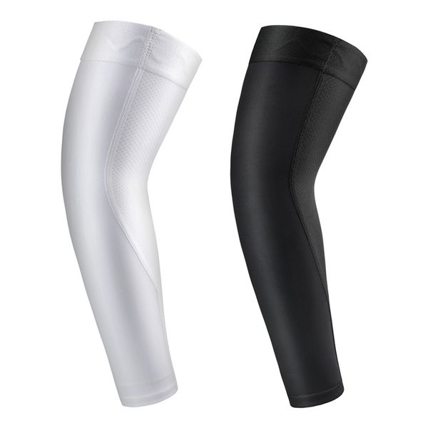 

elbow & knee pads 1pc ice silk arm sleeve long breathable sunshade protective hand protection cover outdoor sportswear accessories, Black;gray