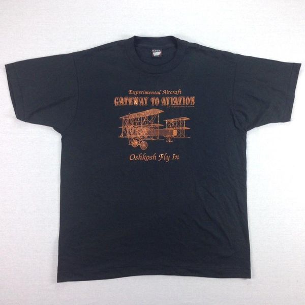 

ошкош втг в футболки xl авиации сша сделали экран из самолета райт бразерс мода мужчины и женщина майка бесплатная, White;black