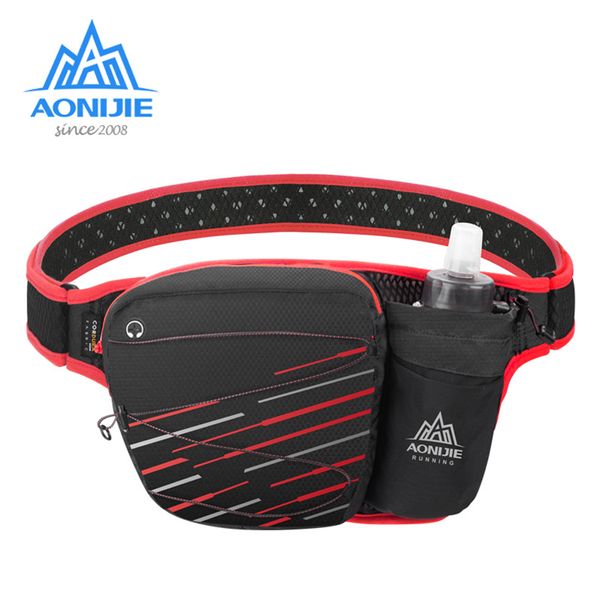 

aonijie marathon jogging cycling running hydration belt waist bag pouch fanny pack cell phone holder with 500ml water bottle