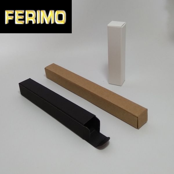 

100pcs/lot-1.7*1.7cm mini size black white kraft paper box for eyeliner lipstick perfume gift packaging valve tubes