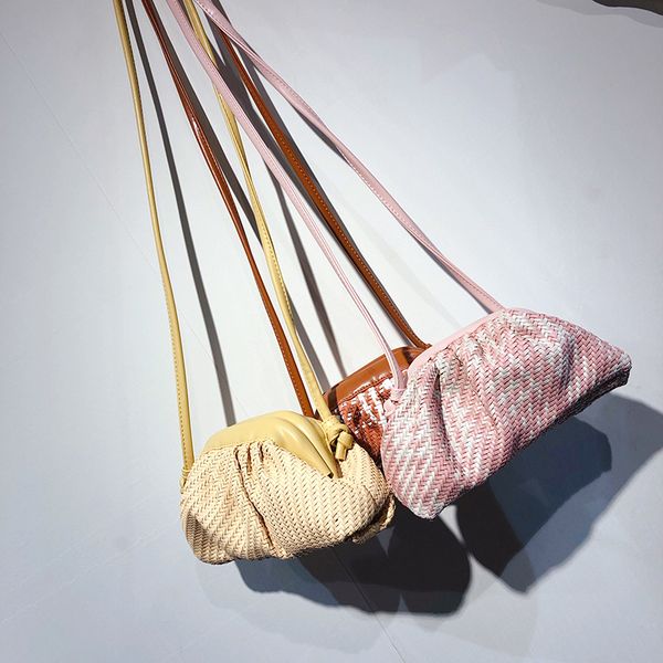 

flaky clouds woven bag shoulder bag women handbags messenger bags for women