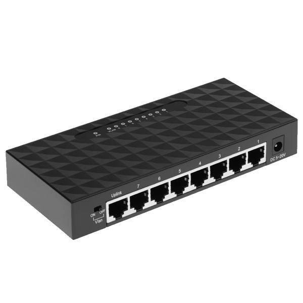 

8 портов fast ethernet коммутатор desktop splitter подключите концентратор play для компьютера