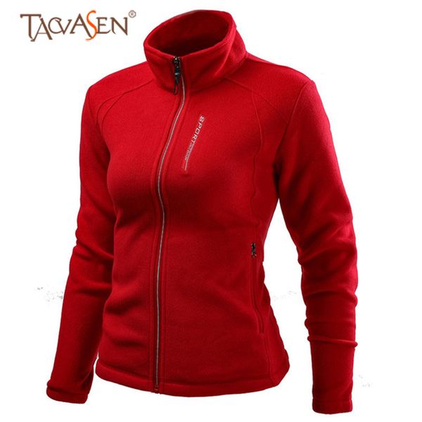 

tacvasen women fleece jacket outdoor heated jacket autumn hiking jackets windproof camping women climbing sports jackets, Blue;black