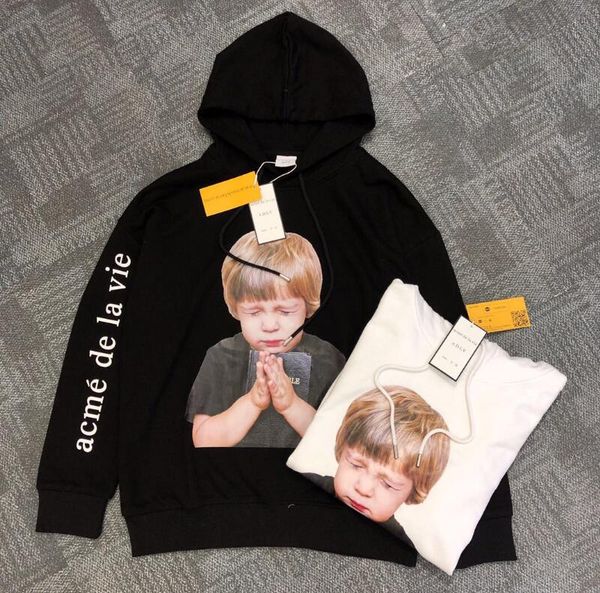 

мода корея adlv дизайнер бренда фуфайка мужского хлопок печать толстовки классическая черные белой пара роскошного свитер мужчины женщина ул, Black