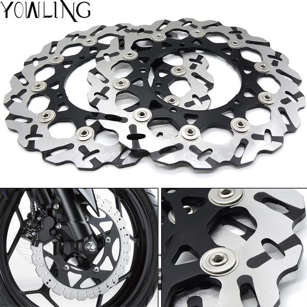 

1pair front brake disc rotors for yamaha yzf r1 1000 1998 1999 2000 2001 2002 2003 cnc front brake disc rotors