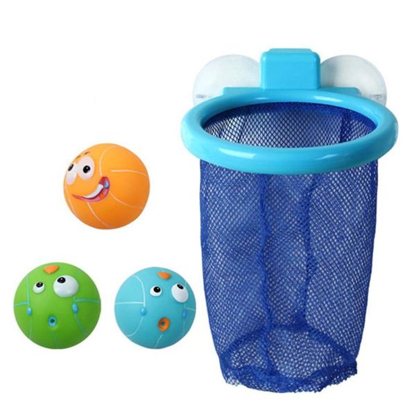 

bath toy classic children bathroom suction cup basketball hoop box toys playing water stand sucker plastic balls baby kid fun