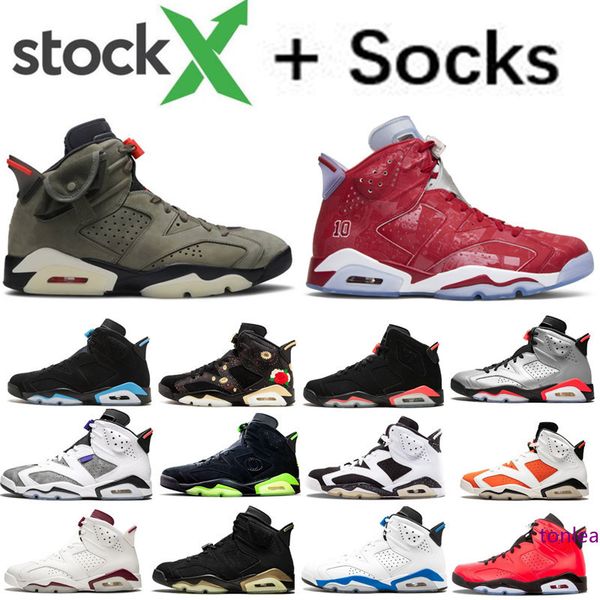 

2020 travis scotts black infrared 6 6s men basketball shoes bred cny cactus jack unc 3m reflective bugs bunny men sports designer sneakers