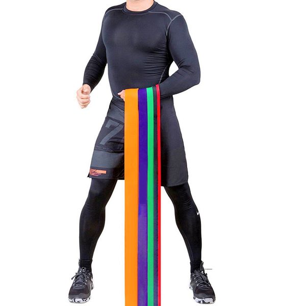 

2080 fitness rubber bands resistance band 2080mm yoga elastic bands loop expander for exercise gym sports equipment