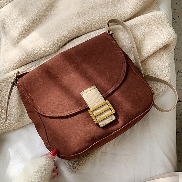 

female solid crossbody bags for women 2020 leather handbag sling sac a main ladies hand shoulder messenger bag