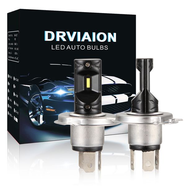 

h4 80w led fog light bulb car driving lamp drl 6500k white high power running light bulbs for cars for 206 #ger