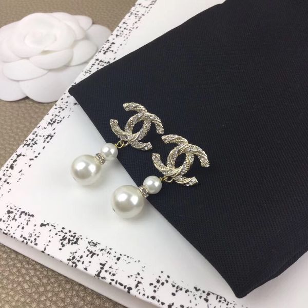 

2020 роскошное качество панк серьги с жемчугом для женщин свадебные украшения подарок бесплатная доставка PS4215