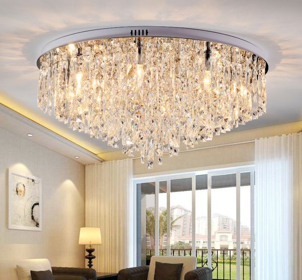 

modern crystal chandelier lighting flush mount chandeliers light for for living dining room bedroom hall restaurant l decor