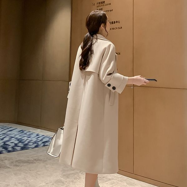 

long coats for winter for women elegant coats women clothes 2019 korean fashion clothing plus size warm clothes, Black