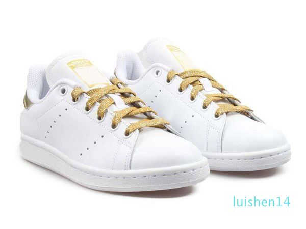 

мода мужская повседневная обувь женская smith stan women zapatillas sapatos chaussures scarpe тройной белый черный квартиры дизайнерские кро, Black