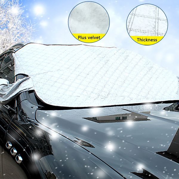 

aluminum full protection windshield cover car sunshade anti-snow dust winter auto accessorie sell like cakes