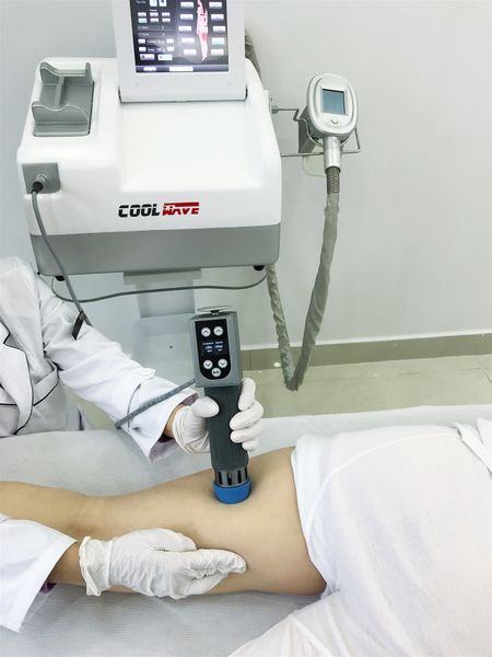

portable shock wave therapy machine with cryolipolysis function/ shockwave therapy and cool ing machine combine in one machine
