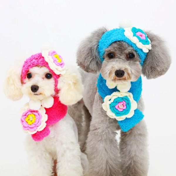 

dog pet clothes decoration scarf hat pet