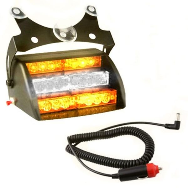 

5w 18led car led suction cup strobe light vehicles emergency s caution warning light universal fit for 12v cars suv trucks