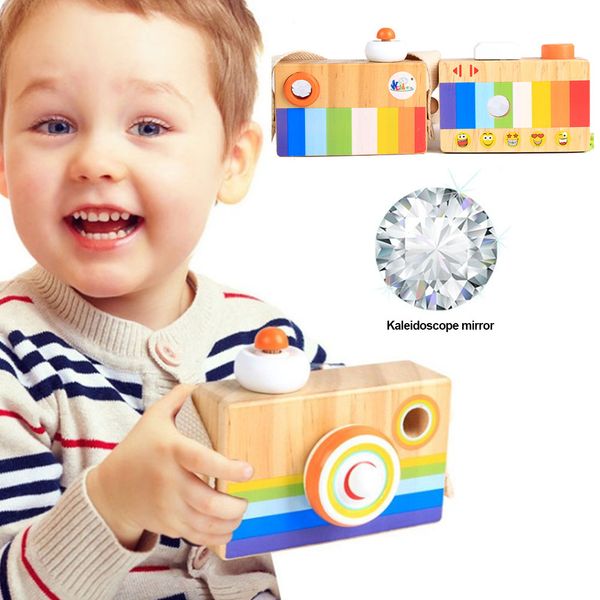 

kids camera mini cartoon gift educational hanging toy wood decorations baby