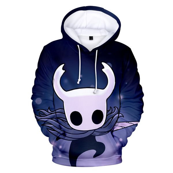

digital hollow knight hoodies kinderen sweatshirts harajuku jongens/meisjes sweatshirts lange mouw hoodie costume, Black