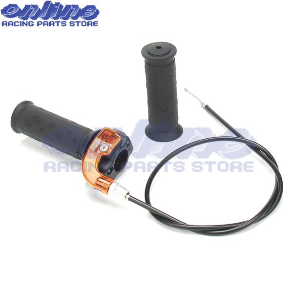 

1 pair twist throttle accelerator grip twist cable grips for 47cc 49cc pocket bike/4-stroke dirt bike/mini bike