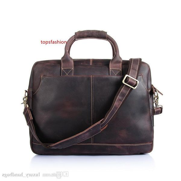 

briefcase men s cowhide leather pocket purse designer handbags portable genuine leather travel bag