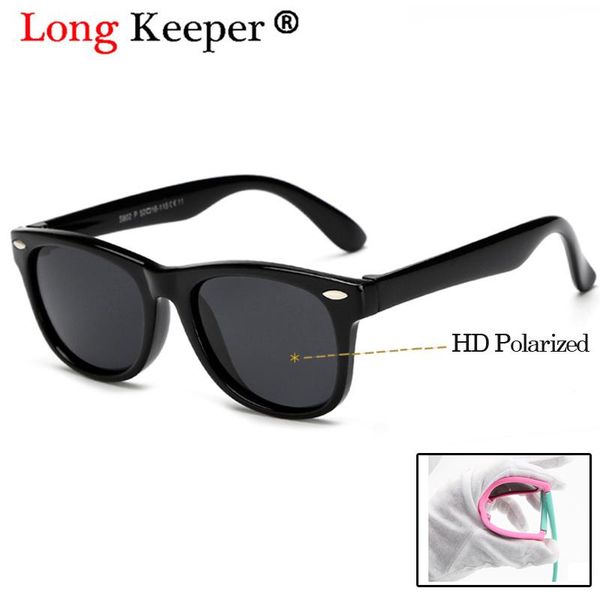 

longkeeper polarized sunglasses kids boys girls baby children sun glasses safty eyewears eyeglasses clear len uv400 platic frame rlajg, Blue