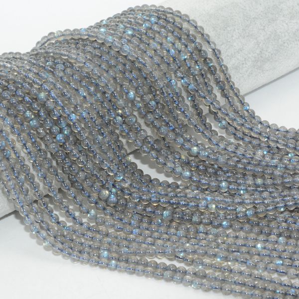 

natural semi-precious stone / quartz loose round beads 4mm-4.5mm