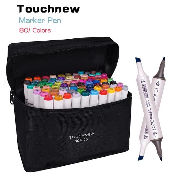 

touchnew 30/40/48/60/80/168 colors art markers graphic drawing painting alcohol art dual tip sketch pen twin marker design pen