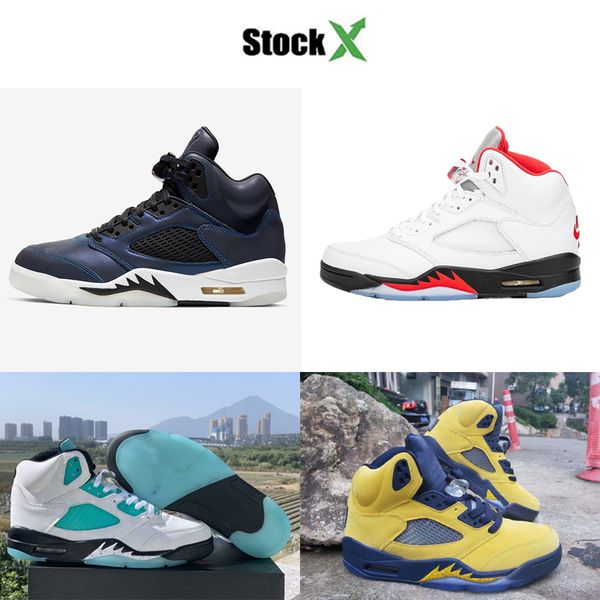 

Top High Баскетбол обувь Мужчины ретро моды 5s А.Я. спорта Удобная дышащая Outdoor Иордан 5 Кроссовки
