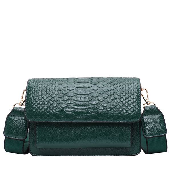 

women's bag 2020 crocodile pu leather women's shoulder bag fashion messenger wallet