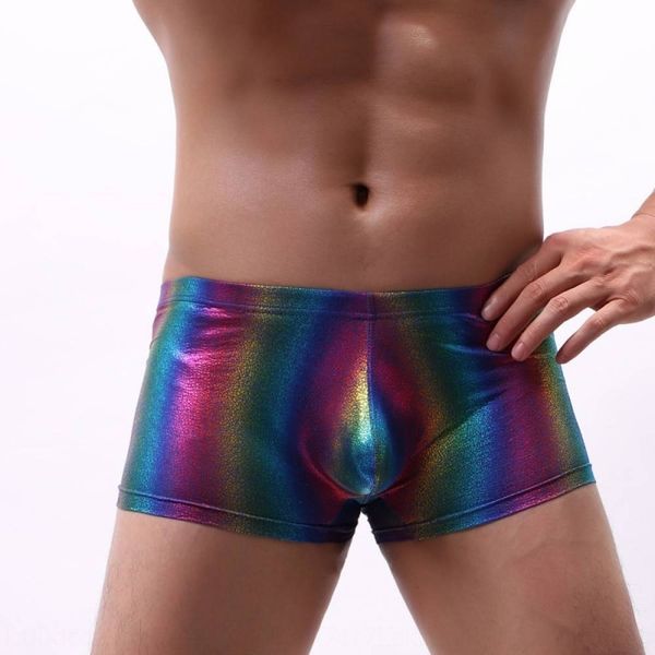 

auhtw u convex pocket colorful printing fa1204pj men's underwear u convex pocket boxer pants men's boxer pants colorful printing u, Black;white