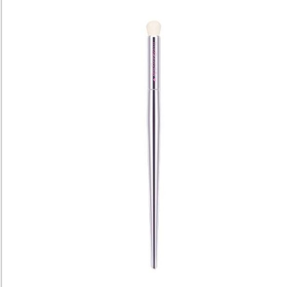 

plating handle round head smudge brush makeup brush tool beauty