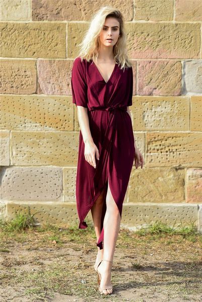 

женские летние платья v-образным вырезом с длинными рукавами и длинными рукавами макси, Black;gray