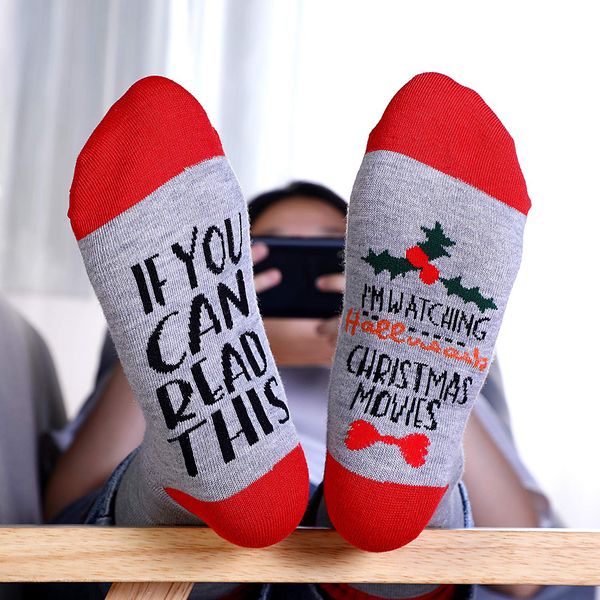 

унисекс новизна носки смешные women men socks не беспокоить я есмь игры смешные письмо printed носки если вы можете прочитать это, Pink;yellow